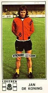 Cromo Jan de Koning - Football Belgium 1975-1976 n. 253 - Panini