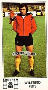 Sticker Wilfried Puis - Football Belgium 1975-1976 - Panini