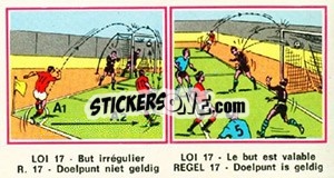 Sticker Loi 17 - Football Belgium 1975-1976 - Panini