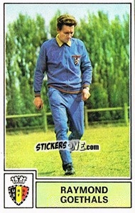 Sticker Raymond Goethals (Belgium) - Football Belgium 1972-1973 - Panini