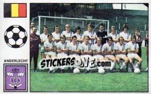 Figurina Team photo - Football Belgium 1972-1973 n. 8 - Panini