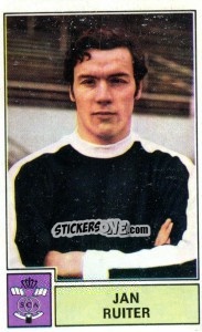 Cromo Jan Ruiter - Football Belgium 1972-1973 n. 9 - Panini