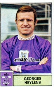 Cromo Georges Heylens - Football Belgium 1972-1973 n. 11 - Panini