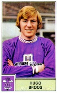 Sticker Hugo Broos - Football Belgium 1972-1973 - Panini