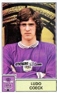 Sticker Ludo Coeck - Football Belgium 1972-1973 n. 15 - Panini