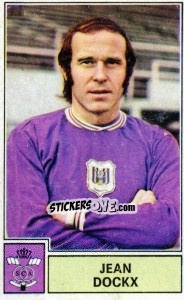 Figurina Jean Dockx - Football Belgium 1972-1973 - Panini