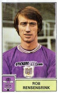 Sticker Rob Rensenbrink - Football Belgium 1972-1973 - Panini