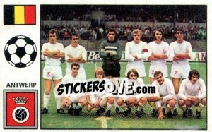 Sticker Team photo - Football Belgium 1972-1973 - Panini