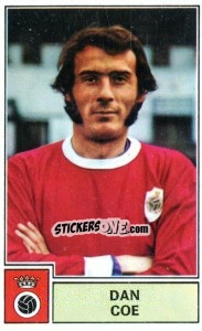 Sticker Dan Coe - Football Belgium 1972-1973 - Panini