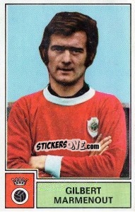 Sticker Gilbert Marmenout - Football Belgium 1972-1973 n. 29 - Panini
