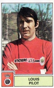 Sticker Louis Pilot - Football Belgium 1972-1973 - Panini