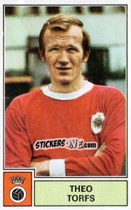 Sticker Theo Torfs - Football Belgium 1972-1973 n. 31 - Panini