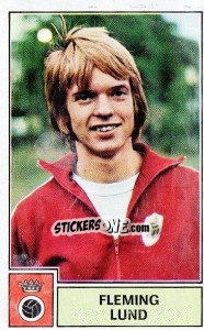 Cromo Fleming Lund - Football Belgium 1972-1973 - Panini