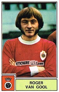 Cromo Roger van Gool - Football Belgium 1972-1973 - Panini