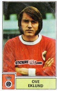 Figurina Ove Eklund - Football Belgium 1972-1973 - Panini