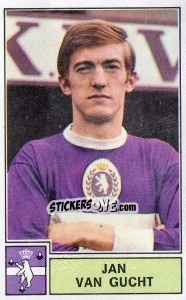 Sticker Jan van Gucht - Football Belgium 1972-1973 - Panini