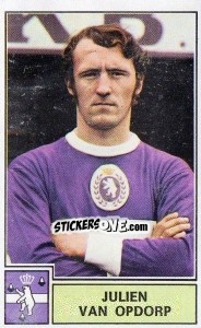 Sticker Julien van Opdorp - Football Belgium 1972-1973 n. 43 - Panini