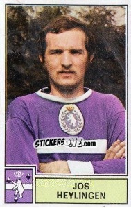 Sticker Jos Heyligen - Football Belgium 1972-1973 - Panini