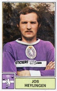 Cromo Jos Heyligen - Football Belgium 1972-1973 - Panini