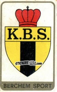 Sticker Badge - Football Belgium 1972-1973 n. 52 - Panini