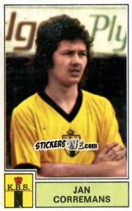 Figurina Jan Corremans - Football Belgium 1972-1973 n. 55 - Panini