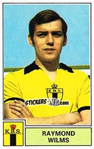 Sticker Raymond Wilms - Football Belgium 1972-1973 n. 56 - Panini