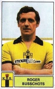 Sticker Roger Busschots - Football Belgium 1972-1973 - Panini
