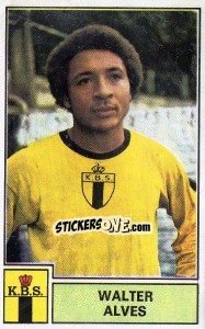Sticker Walter Alves - Football Belgium 1972-1973 n. 61 - Panini