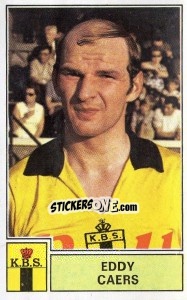 Sticker Eddy Caers - Football Belgium 1972-1973 n. 62 - Panini