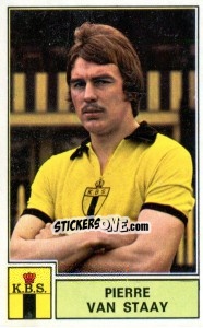 Figurina Pierre van Staay - Football Belgium 1972-1973 - Panini