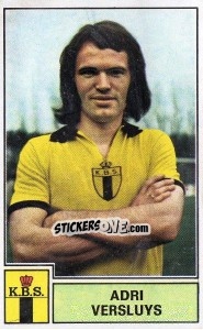 Sticker Adri Versluys - Football Belgium 1972-1973 n. 65 - Panini