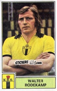 Figurina Walter Rodekamp - Football Belgium 1972-1973 - Panini