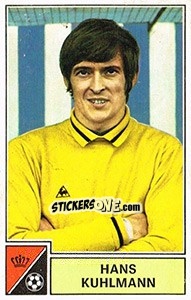 Sticker Hans Kuhlmann - Football Belgium 1972-1973 n. 69 - Panini