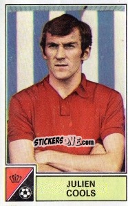 Sticker Julien Cools - Football Belgium 1972-1973 n. 70 - Panini
