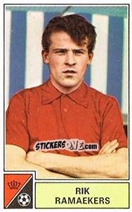 Sticker Rik Ramaekers - Football Belgium 1972-1973 - Panini