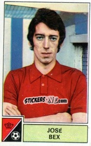Sticker Jose Bex - Football Belgium 1972-1973 - Panini