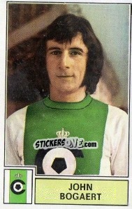 Sticker John Bogaert - Football Belgium 1972-1973 - Panini