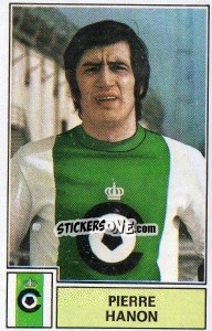 Figurina Pierre Hanon - Football Belgium 1972-1973 - Panini