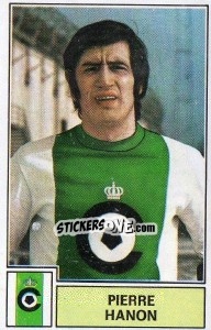 Sticker Pierre Hanon - Football Belgium 1972-1973 n. 87 - Panini