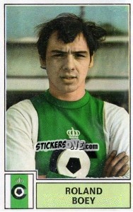 Figurina Roland Boey - Football Belgium 1972-1973 - Panini