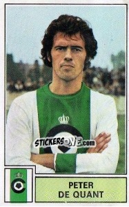 Cromo Peter de Quant - Football Belgium 1972-1973 - Panini