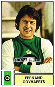 Figurina Fernand Goyvaerts - Football Belgium 1972-1973 n. 92 - Panini