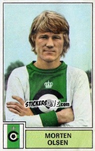 Figurina Morten Olson - Football Belgium 1972-1973 - Panini