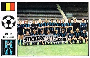 Cromo Team photo - Football Belgium 1972-1973 - Panini