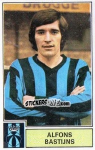 Sticker Alfons Bastyns - Football Belgium 1972-1973 - Panini