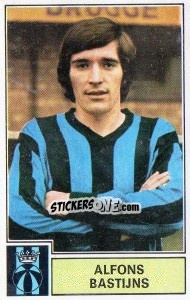Sticker Alfons Bastyns - Football Belgium 1972-1973 n. 100 - Panini