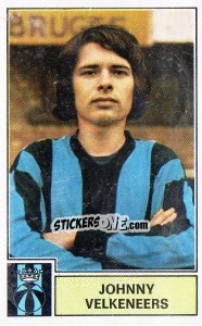 Sticker Erwin van den Daele - Football Belgium 1972-1973 n. 101 - Panini