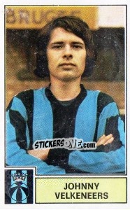 Sticker Erwin van den Daele - Football Belgium 1972-1973 - Panini