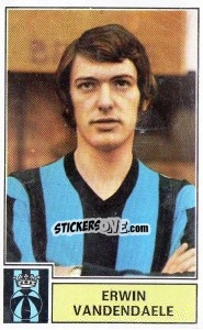 Sticker Johnny Velkeneers - Football Belgium 1972-1973 - Panini