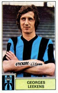 Figurina Georges Leekens - Football Belgium 1972-1973 - Panini